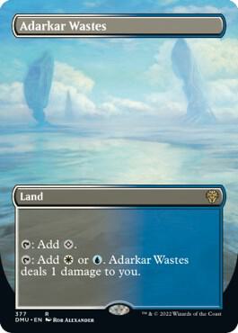 Adarkar Wastes (Borderless) [Dominaria United] 377