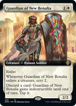 Guardian of New Benalia (Extended Art) [Dominaria United] 386