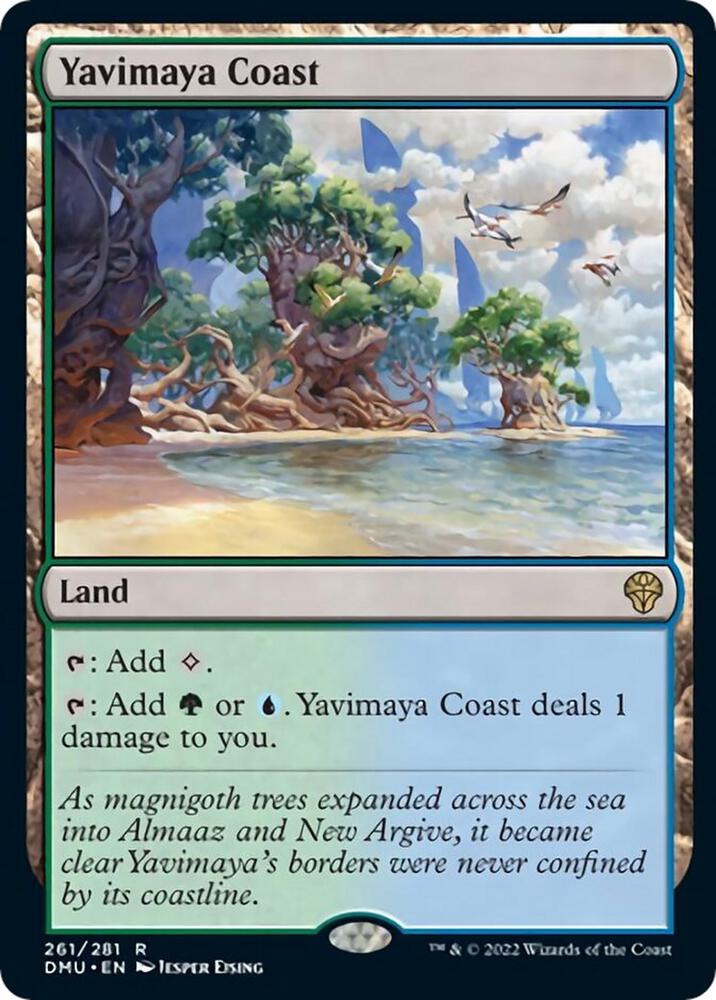 Yavimaya Coast [Dominaria United] 261
