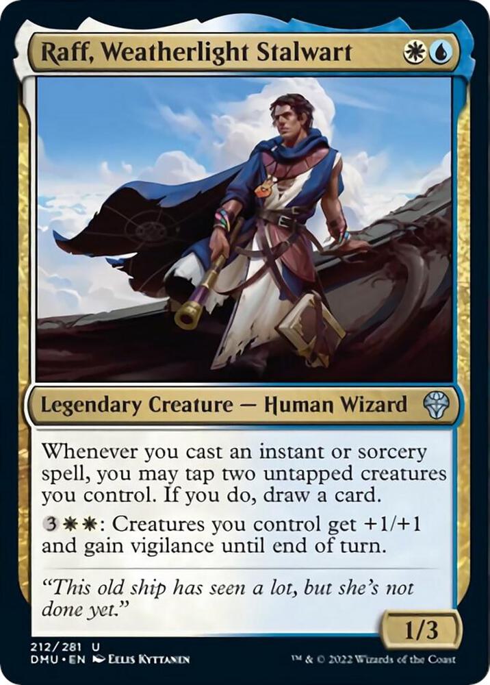Raff, Weatherlight Stalwart [Dominaria United] 212