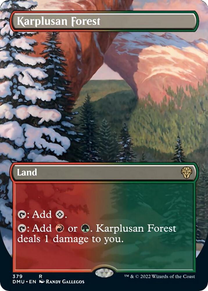 Karplusan Forest (Borderless) [Dominaria United] 379