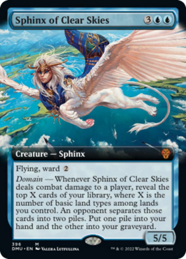 Sphinx of Clear Skies (Extended Art) [Dominaria United] 396