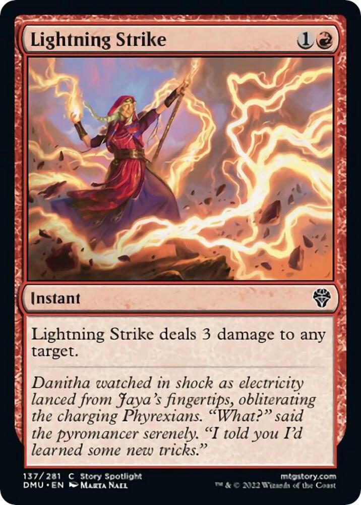 Lightning Strike [Dominaria United] 137