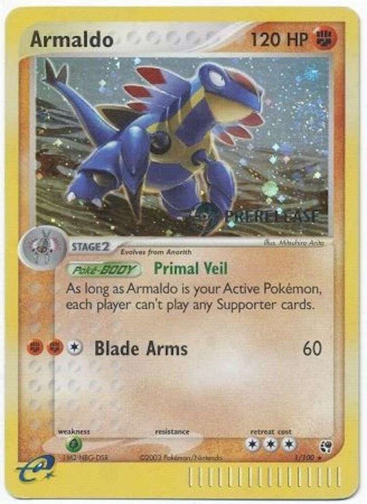 Armaldo - 1/100 (Prerelease) [Miscellaneous Cards & Products] 001/100