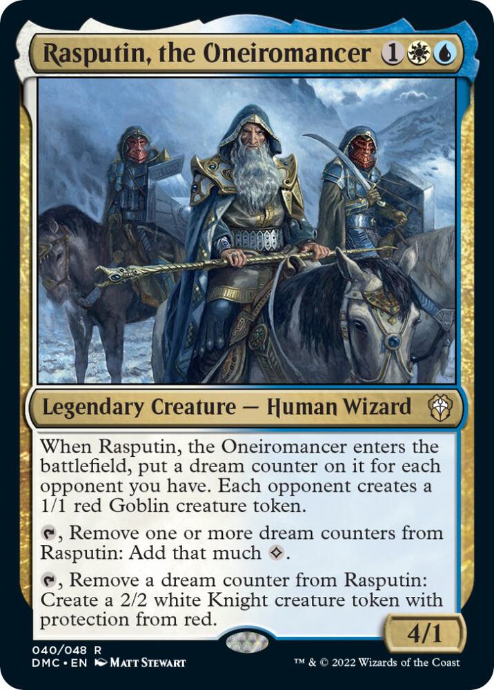 Rasputin, the Oneiromancer [Commander: Dominaria United] 40