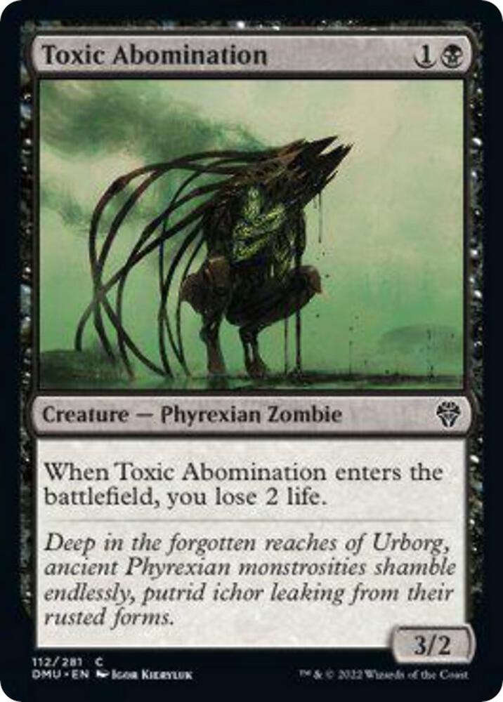 Toxic Abomination [Dominaria United] 112
