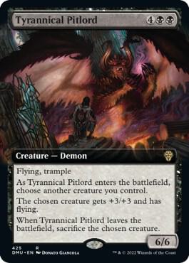 Tyrannical Pitlord (Extended Art) [Dominaria United] 425