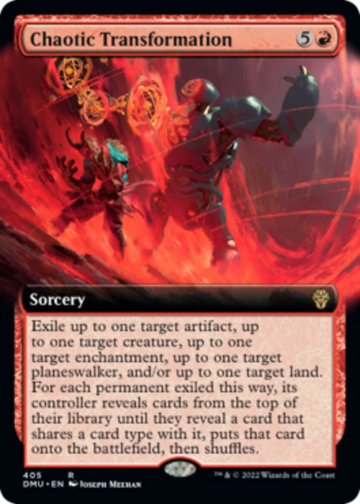 Chaotic Transformation (Extended Art) [Dominaria United] 405