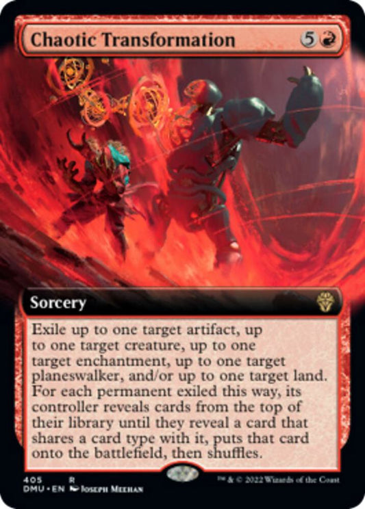 Chaotic Transformation (Extended Art) [Dominaria United] 405