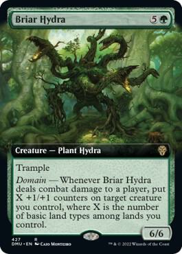 Briar Hydra (Extended Art) [Dominaria United] 427