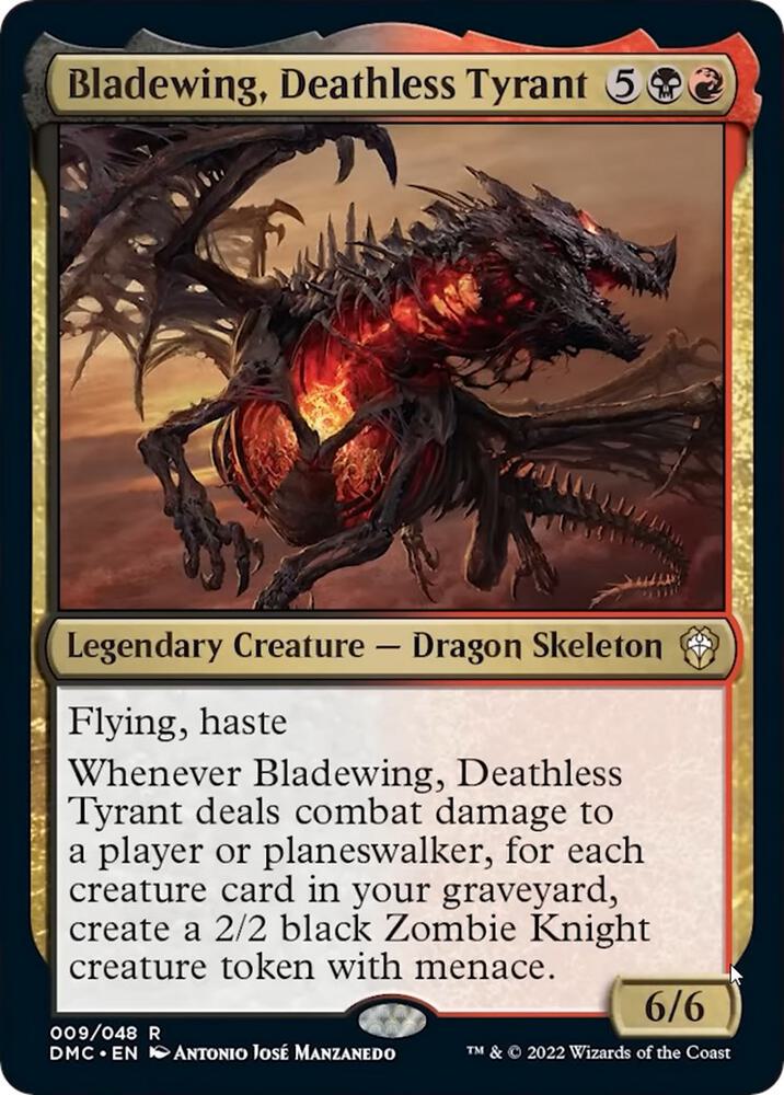 Bladewing, Deathless Tyrant [Commander: Dominaria United] 9