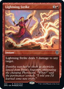 Lightning Strike [Promo Pack: Dominaria United] 433