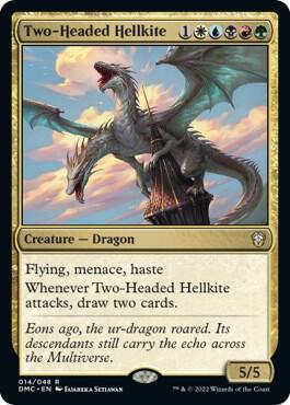 Two-Headed Hellkite [Commander: Dominaria United] 14