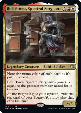 Bell Borca, Spectral Sergeant [Commander: Dominaria United] 145