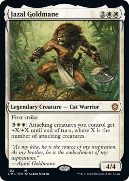 Jazal Goldmane [Commander: Dominaria United] 102