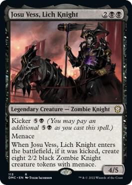 Josu Vess, Lich Knight [Commander: Dominaria United] 113
