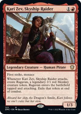 Kari Zev, Skyship Raider [Commander: Dominaria United] 123