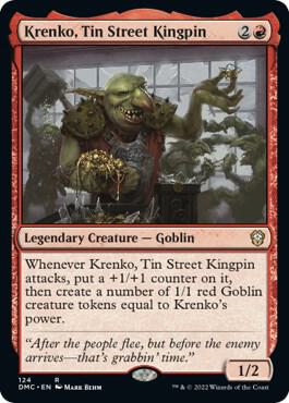 Krenko, Tin Street Kingpin [Commander: Dominaria United] 124