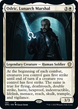 Odric, Lunarch Marshal [Commander: Dominaria United] 103