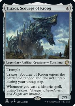 Traxos, Scourge of Kroog [Commander: Dominaria United] 195