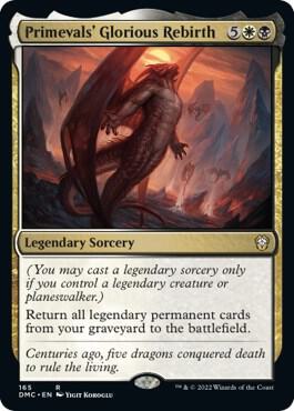 Primevals' Glorious Rebirth [Commander: Dominaria United] 165