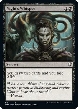 Night's Whisper [Commander: Dominaria United] 115