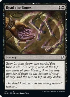 Read the Bones [Commander: Dominaria United] 117