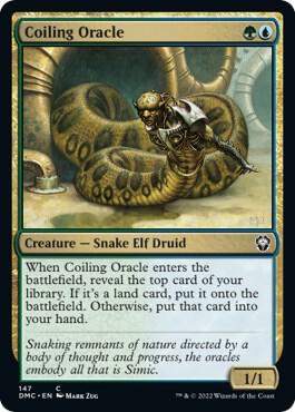 Coiling Oracle [Commander: Dominaria United] 147