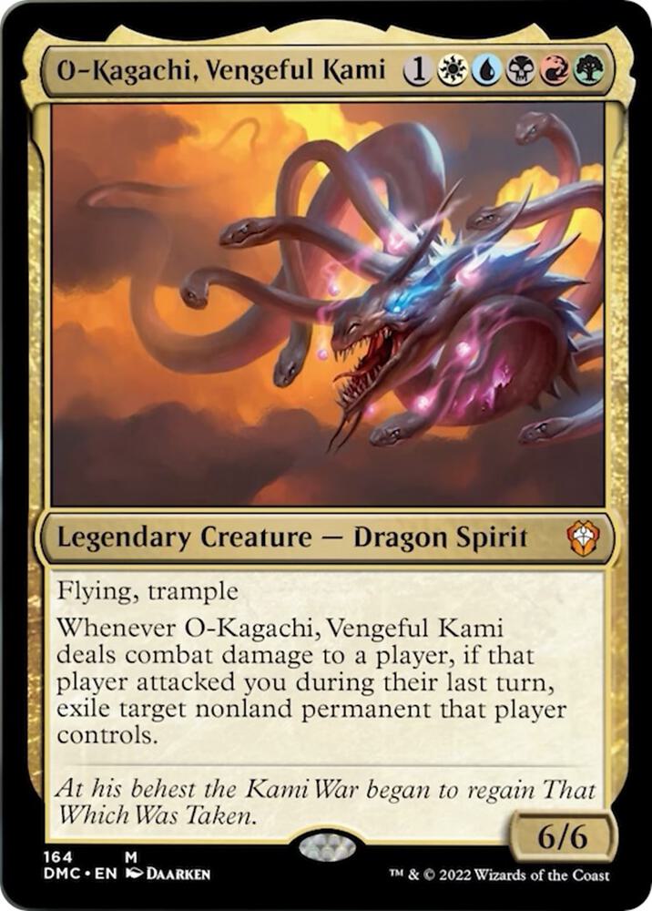 O-Kagachi, Vengeful Kami [Commander: Dominaria United] 164