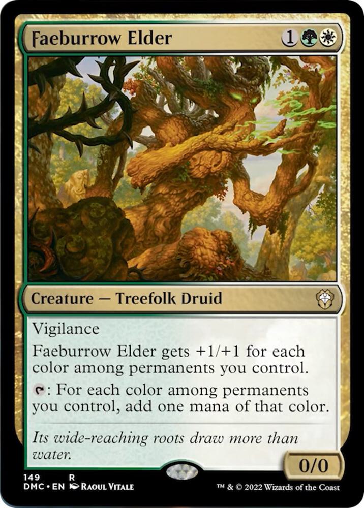 Faeburrow Elder [Commander: Dominaria United] 149
