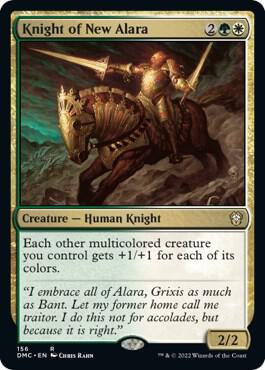 Knight of New Alara [Commander: Dominaria United] 156