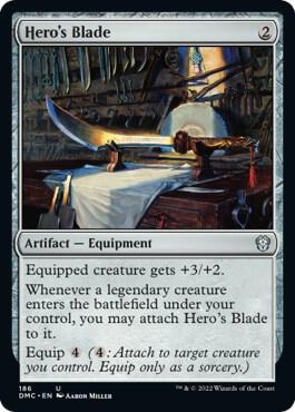 Hero's Blade [Commander: Dominaria United] 186
