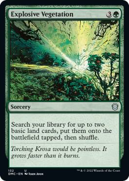 Explosive Vegetation [Commander: Dominaria United] 132