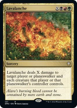 Lavalanche [Commander: Dominaria United] 157