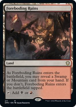 Foreboding Ruins [Commander: Dominaria United] 211