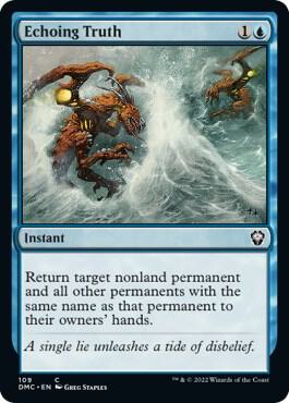 Echoing Truth [Commander: Dominaria United] 109