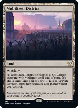 Mobilized District [Commander: Dominaria United] 218