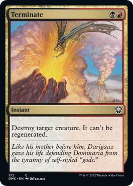 Terminate [Commander: Dominaria United] 172