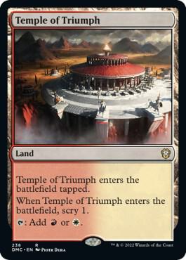 Temple of Triumph [Commander: Dominaria United] 238