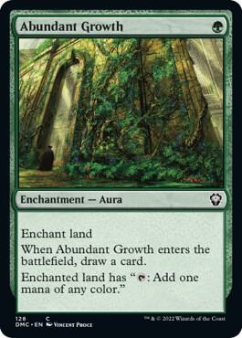 Abundant Growth [Commander: Dominaria United] 128