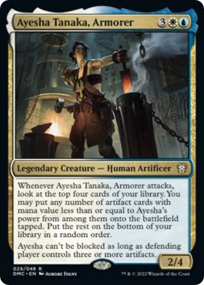 Ayesha Tanaka, Armorer [Commander: Dominaria United] 29