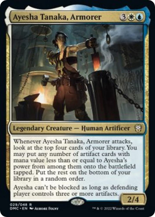 Ayesha Tanaka, Armorer [Commander: Dominaria United] 29