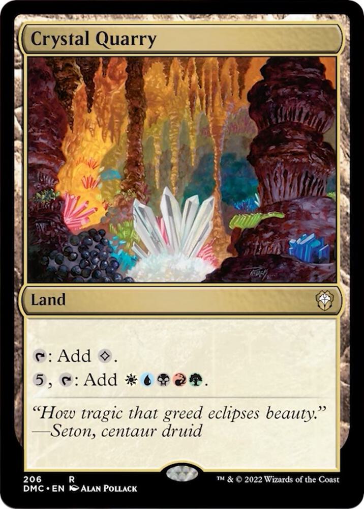 Crystal Quarry [Commander: Dominaria United] 206