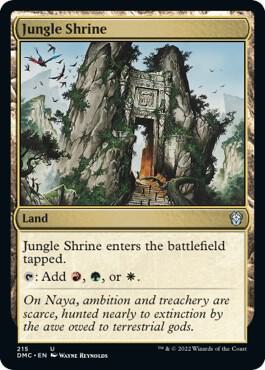 Jungle Shrine [Commander: Dominaria United] 215