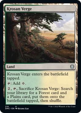 Krosan Verge [Commander: Dominaria United] 216