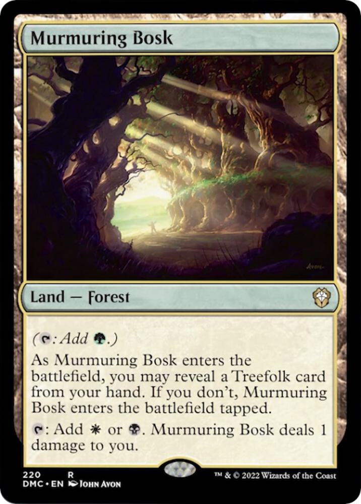 Murmuring Bosk [Commander: Dominaria United] 220