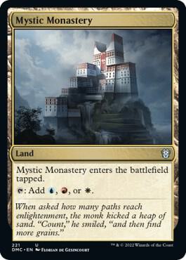 Mystic Monastery [Commander: Dominaria United] 221