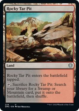 Rocky Tar Pit [Commander: Dominaria United] 228