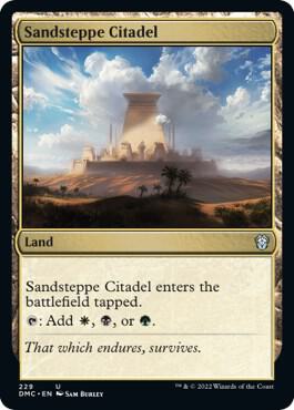 Sandsteppe Citadel [Commander: Dominaria United] 229