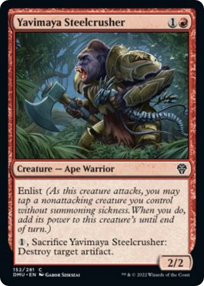 Yavimaya Steelcrusher [Dominaria United] 152